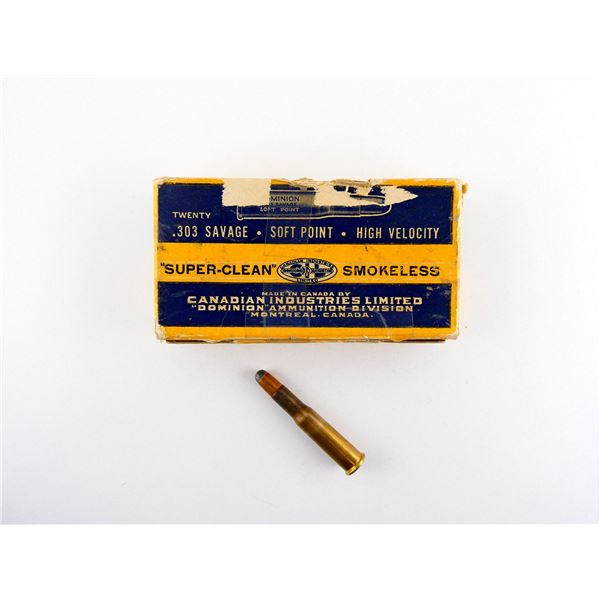 COLLECTIBLE DOMINION .303 SAV AMMO LOT