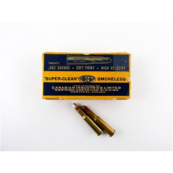COLLECTIBLE ASSORTED .303 SAV AMMO LOT