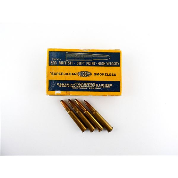 COLLECTIBLE ASSORTED .303 BR AMMO LOT