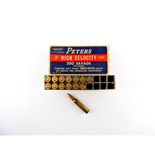 COLLECTIBLE REMINGTON .300 SAV AMMO LOT
