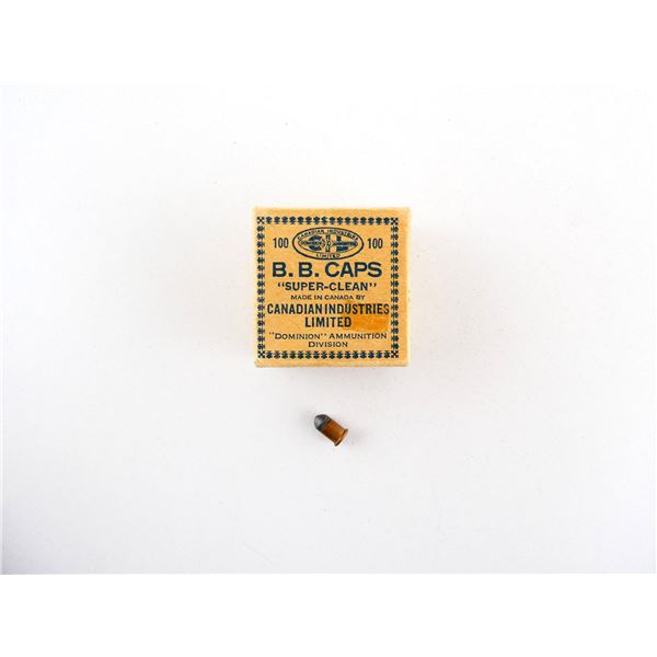 COLLECTIBLE CIL .22 BB CAPS AMMO LOT