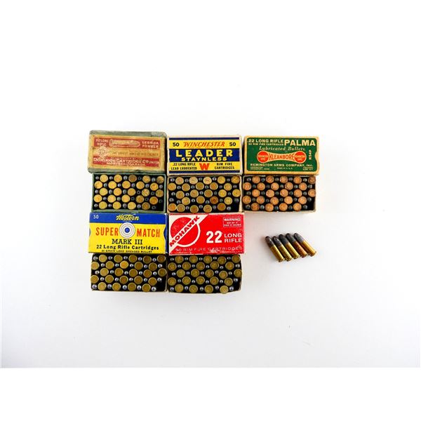 COLLECTIBLE ASSORTED .22 LR AMMO LOT