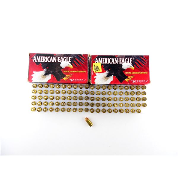 FEDERAL AMERICAN EAGLE .380 AUTO AMMO LOT