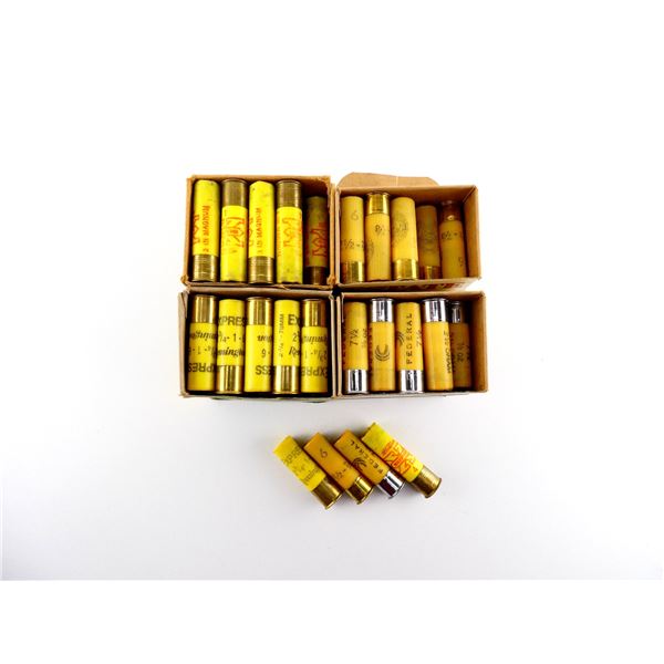RELOADED ASSORTED 20 GAUGE 2 3/4" AND 3" SHOT SHELL AMMO LOT