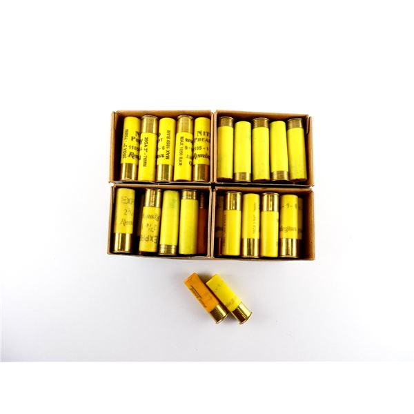 RELOADED ASSORTED 20 GAUGE 2 3/4" AND 3" SHOT SHELL AMMO LOT