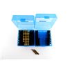 Image 1 : RELOADED ASSORTED .17 REM AMMO AND NON-PRIMED BRASS CASES (MADE FROM .223 REM BRASS CASES) LOT