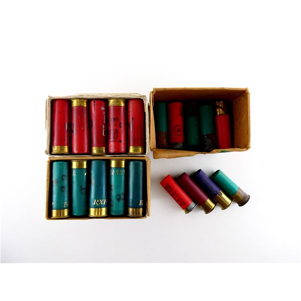 RELOADED ASSORTED 12 GAUGE 2 3/4" AND 3" SHOT SHELL AMMO LOT