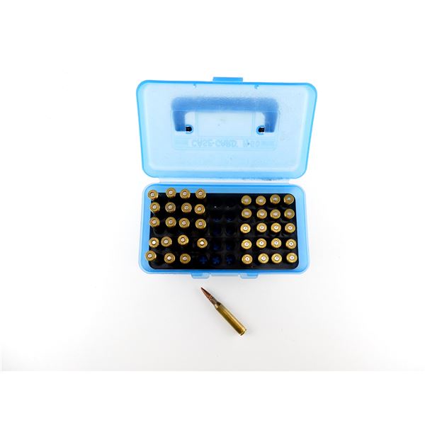 RELOADED ASSORTED .270 WIN AMMO AND NON-PRIMED BRASS CASES LOT