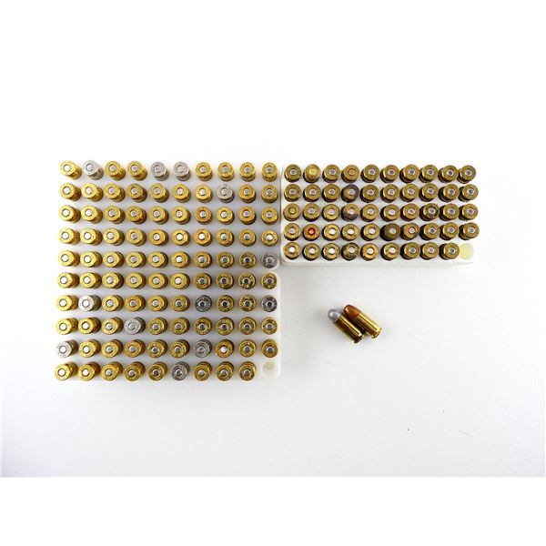 RELOADED ASSORTED 9MM LUGER AND .38 AUTO AMMO LOT
