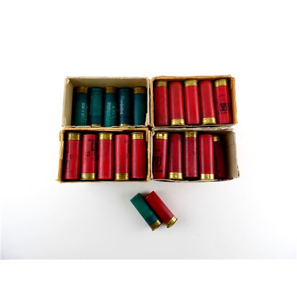 RELOADED ASSORTED 12 GAUGE 2 3/4" SHOT SHELL AMMO LOT