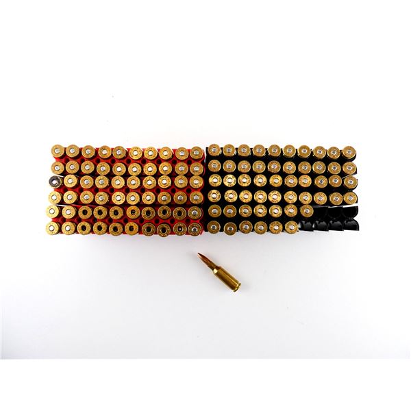 RELOADED ASSORTED 6MM PPC AMMO / PRIMED BRASS CASES AND NON-PRIMED BRASS CASES LOT