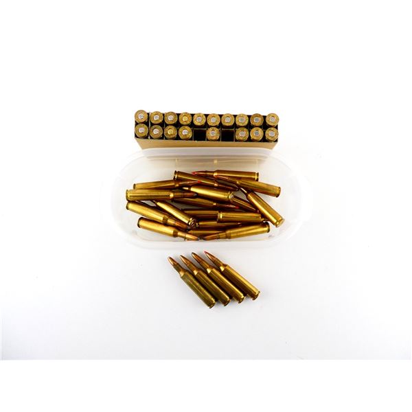 RELOADED ASSORTED 6MM REM AMMO LOT