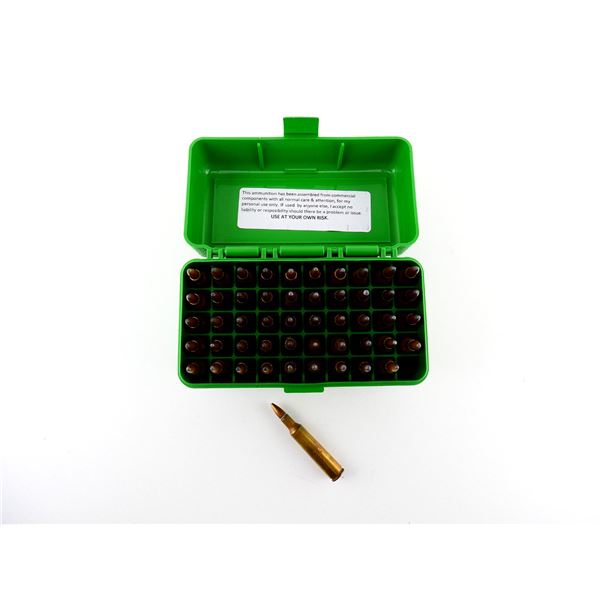 RELOADED ASSORTED 6MM REM AMMO LOT