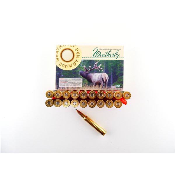 WEATHERBY .300 WBY MAG AMMO LOT