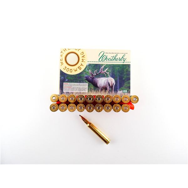 WEATHERBY .300 WBY MAG AMMO LOT