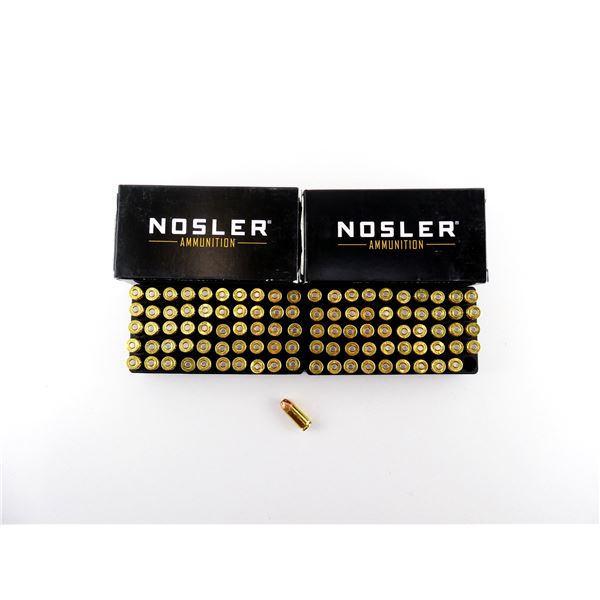 NOSLER ASP 9MM LUGER AMMO LOT