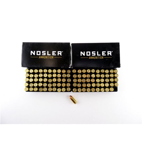 NOSLER ASP 9MM LUGER AMMO LOT