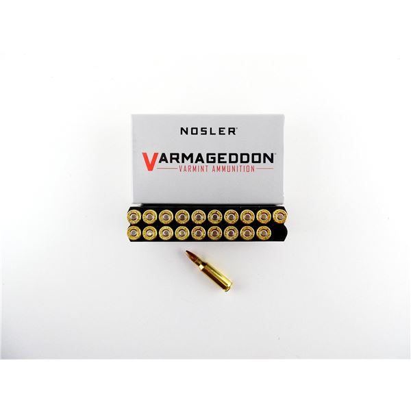 NOSLER VARMAGEDDON .221 REM FIREBALL AMMO LOT