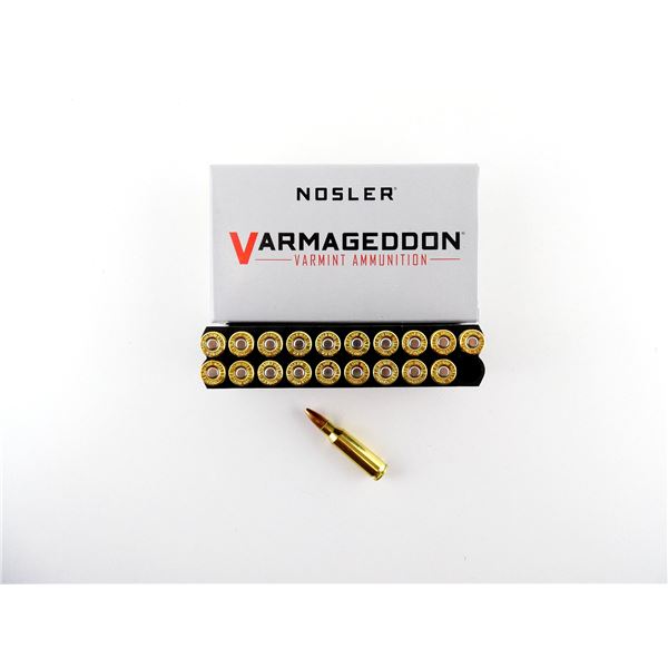 NOSLER VARMAGEDDON .221 REM FIREBALL AMMO LOT