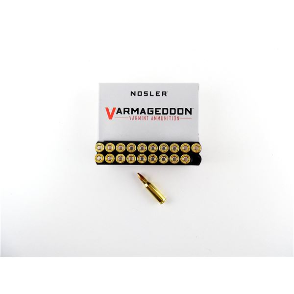 NOSLER VARMAGEDDON .221 REM FIREBALL AMMO LOT