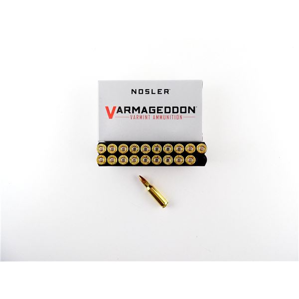 NOSLER VARMAGEDDON .221 REM FIREBALL AMMO LOT