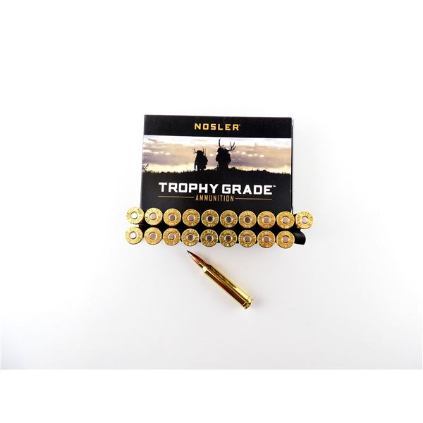 NOSLER TROPHY GRADE .300 WIN MAG AMMO LOT