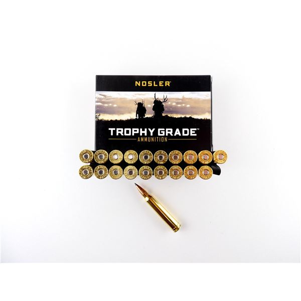 NOSLER TROPHY GRADE .300 WIN MAG AMMO LOT