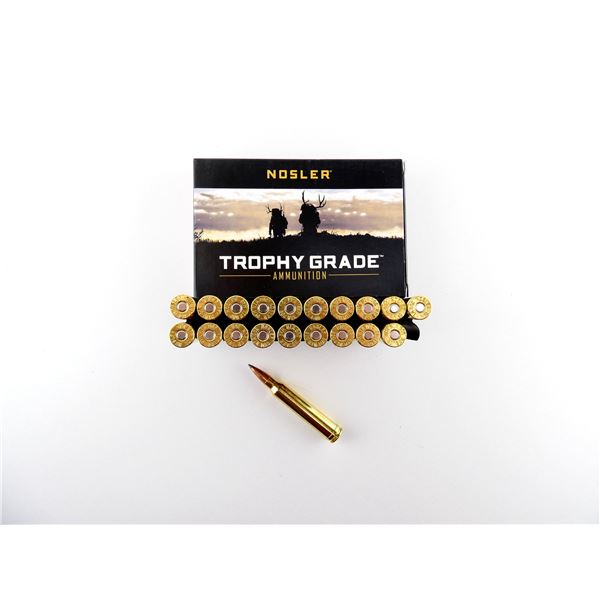 NOSLER TROPHY GRADE .300 WIN MAG AMMO LOT