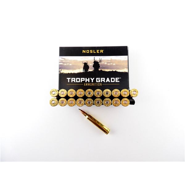 NOSLER TROPHY GRADE .300 WIN MAG AMMO LOT