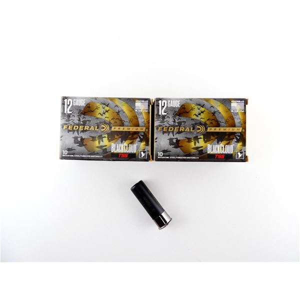 FEDERAL PREMIUM BLACKCLOUD TSS 12 GAUGE 3" SHOT SHELL AMMO LOT