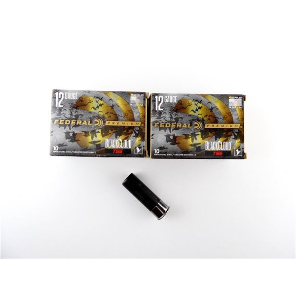 FEDERAL PREMIUM BLACKCLOUD TSS 12 GAUGE 3" SHOT SHELL AMMO LOT
