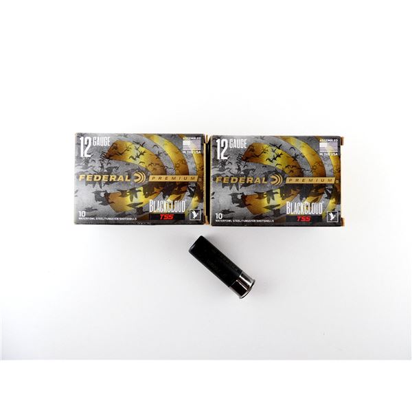 FEDERAL PREMIUM BLACKCLOUD TSS 12 GAUGE 3" SHOT SHELL AMMO LOT