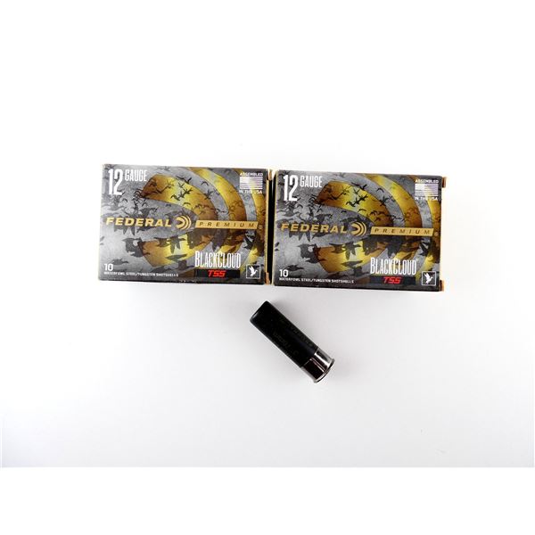 FEDERAL PREMIUM BLACKCLOUD TSS 12 GAUGE 3" SHOT SHELL AMMO LOT