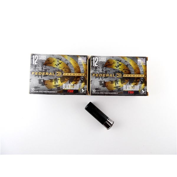 FEDERAL PREMIUM BLACKCLOUD TSS 12 GAUGE 3" SHOT SHELL AMMO LOT