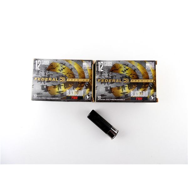 FEDERAL PREMIUM BLACKCLOUD TSS 12 GAUGE 3" SHOT SHELL AMMO LOT