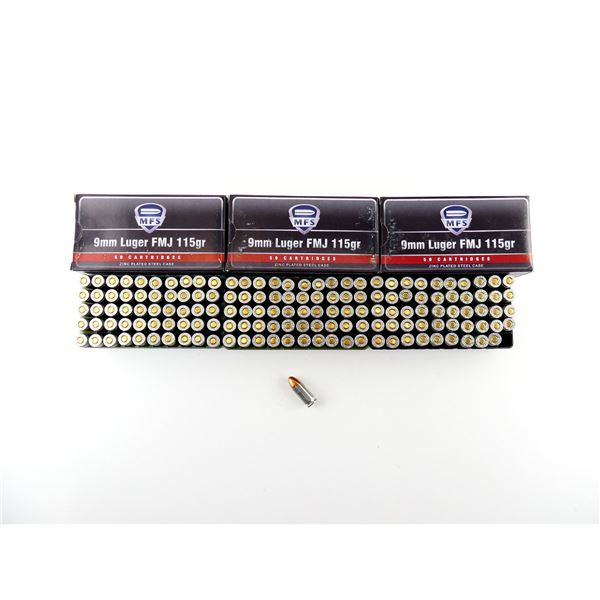 MFS 9MM LUGER AMMO LOT