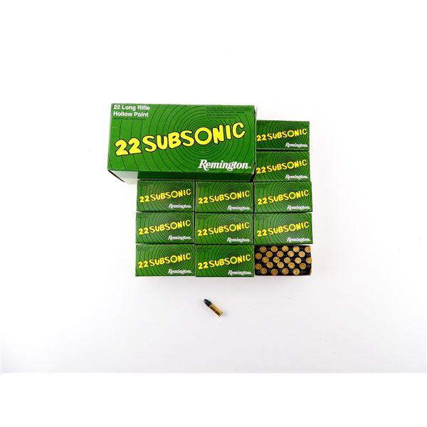 REMINGTON SUBSONIC .22 LR AMMO LOT