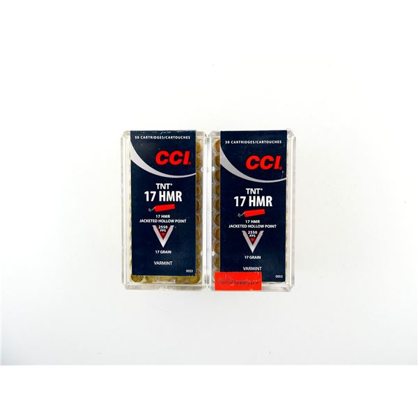 CCI TNT .17 HMR AMMO LOT