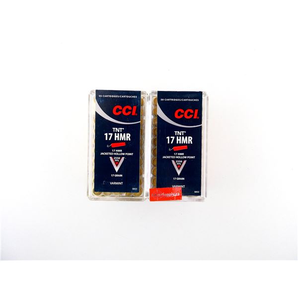 CCI TNT .17 HMR AMMO LOT