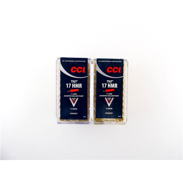 CCI TNT .17 HMR AMMO LOT