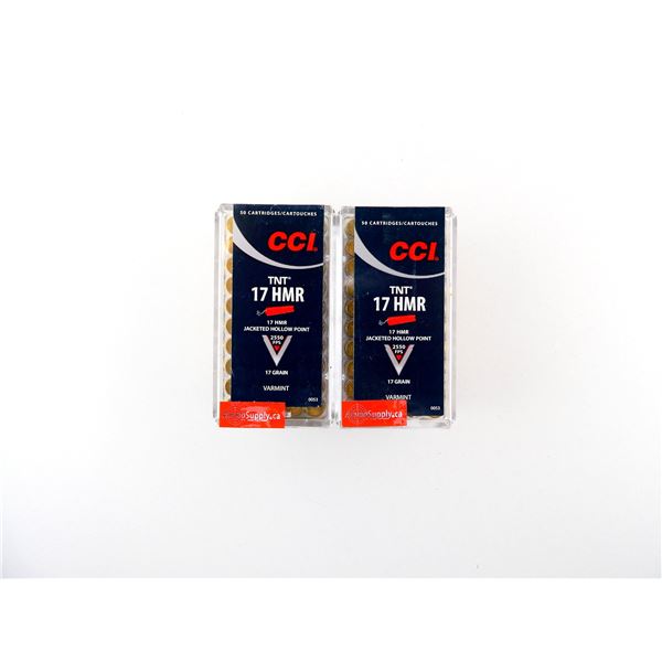 CCI TNT .17 HMR AMMO LOT