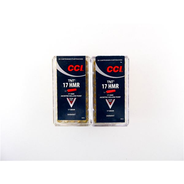 CCI TNT .17 HMR AMMO LOT