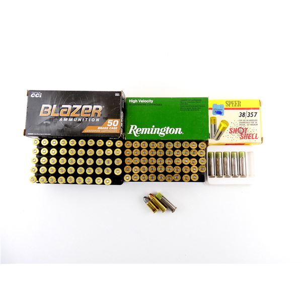ASSORTED .38 SPL AND .38 SMITH & WESSON AMMO LOT