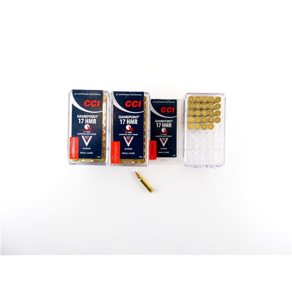 CCI GAMEPOINT .17 HMR AMMO LOT