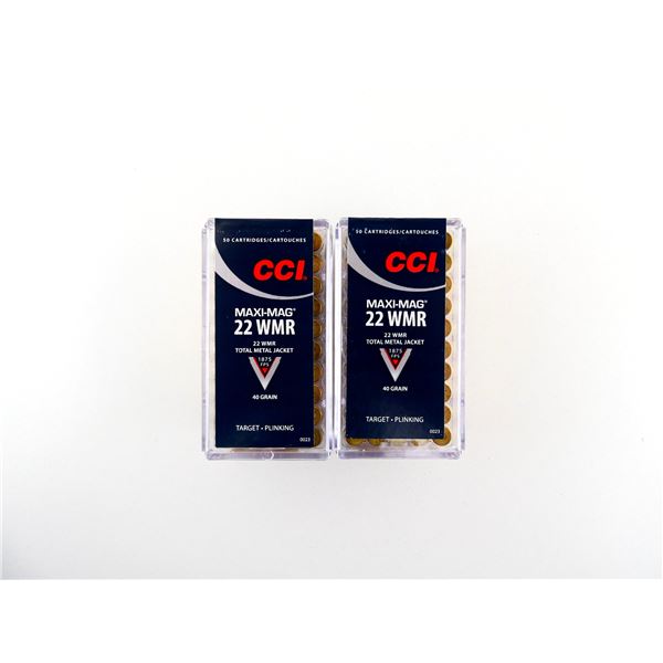 CCI MINI-MAG .22 WMR AMMO LOT