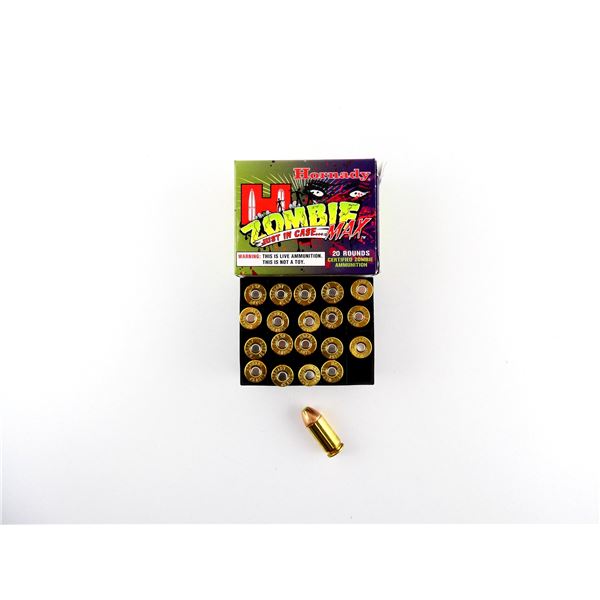 HORNADY ZOMBIE MAX .45 AUTO AMMO LOT