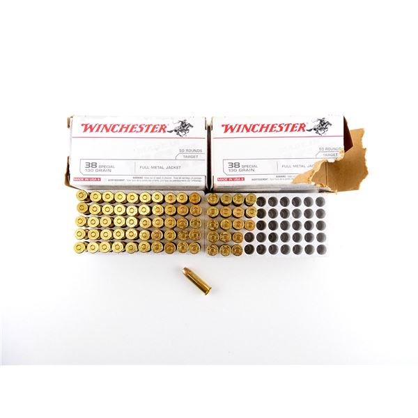 WINCHESTER .38 SPL AMMO LOT