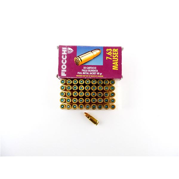 FIOCCHI 7.63 MAUSER AMMO LOT