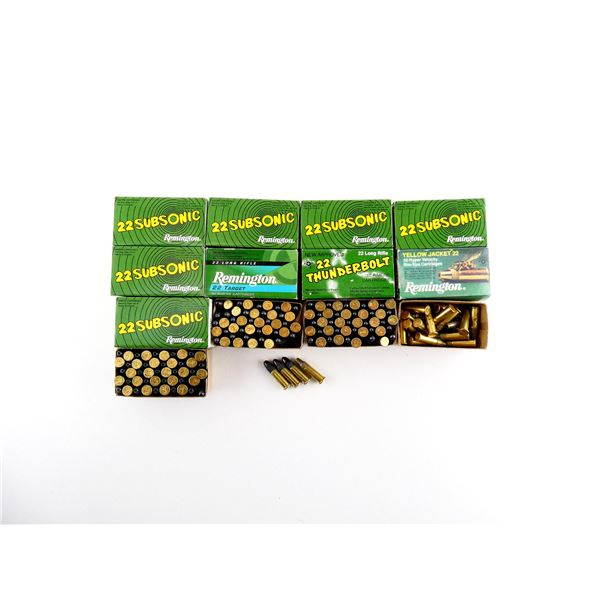 ASSORTED REMINGTON .22 LR AMMO LOT