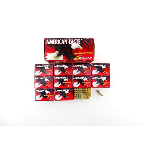 FEDERAL AMERICAN EAGLE .22 LR AMMO LOT